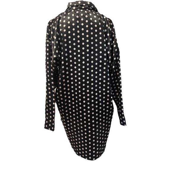 Vintage Victoria's Secret Gold Label Y2K Polka Dot Tunic/Mini Dress/Chamise - Picture 2 of 7